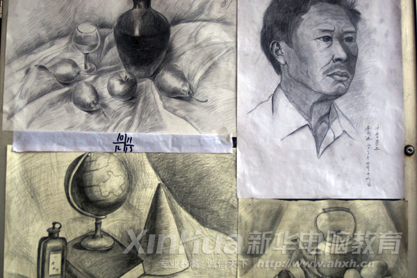 素描作品展示