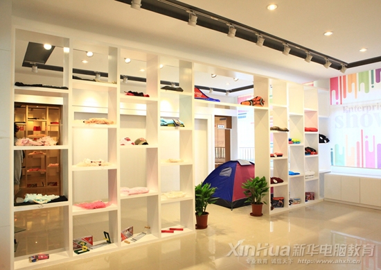 淘寶創(chuàng)業(yè)班學(xué)員們的商品展示區(qū)